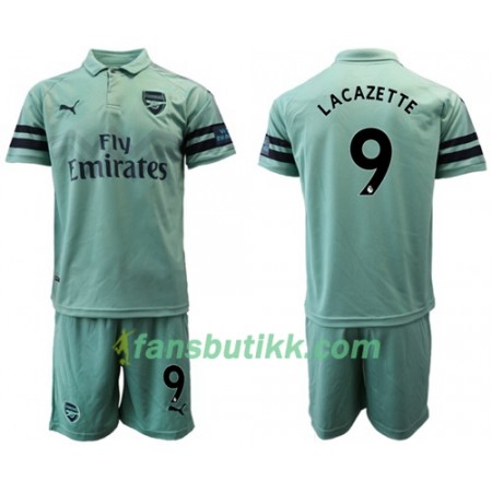 Fotballdrakt Arsenal Lacazette 9 Barn Tredjetrøye 2018-2019 Kortermet